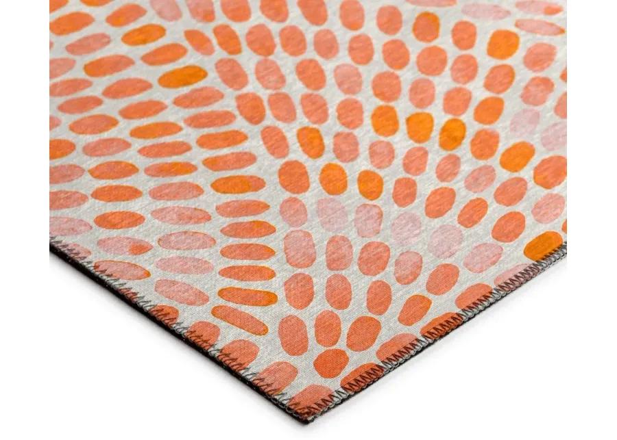 SEABREEZE SALMON 5'X8' AREA RUG