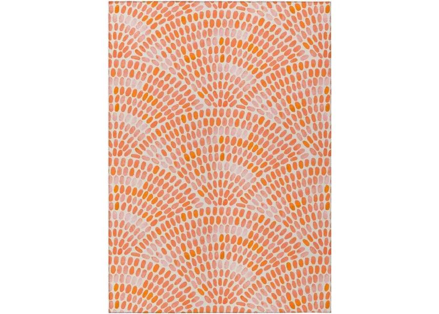 SEABREEZE SALMON 5'X8' AREA RUG