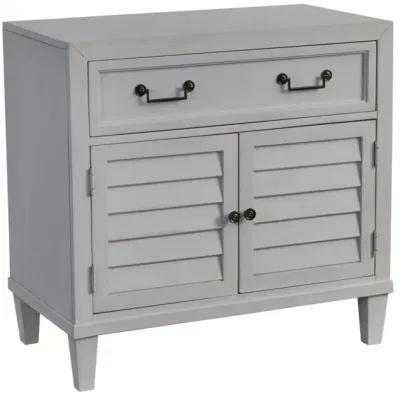 American Woodcrafters Dunescape 2 Door Nightstand in Painted White