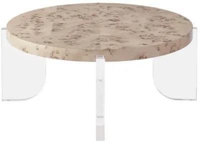 TRANQUILITY MIRANDA KERR HOME AERIAL CHROME/MAPPA COFFEE TABLE