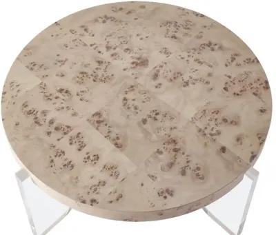 TRANQUILITY MIRANDA KERR HOME AERIAL CHROME/MAPPA COFFEE TABLE