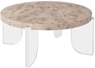 TRANQUILITY MIRANDA KERR HOME AERIAL CHROME/MAPPA COFFEE TABLE