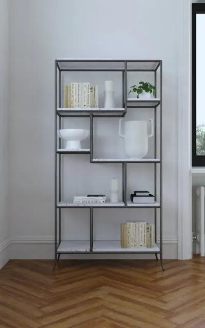 COMMERCE & MARKET DARK GREY BOOKCASE