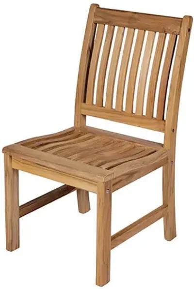 Royal Teak Compass Outdoor Teak Side Chair