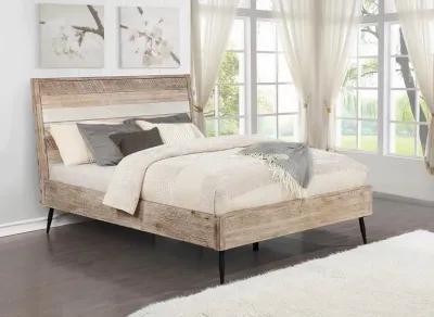 Coaster Marlow Wood Queen Panel Bed Rough Sawn Multi