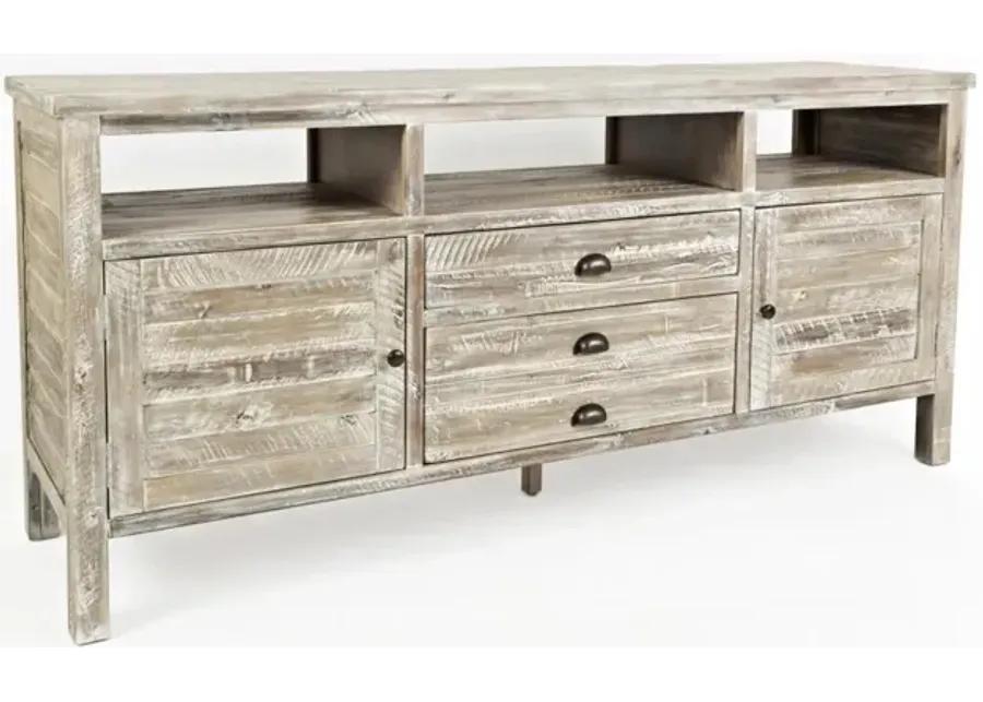 ARTISAN'S CRAFT 70 INCH MEDIA CONSOLE WASHED GREY