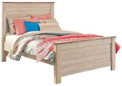 Willowton Full Panel Bed - Whitewash