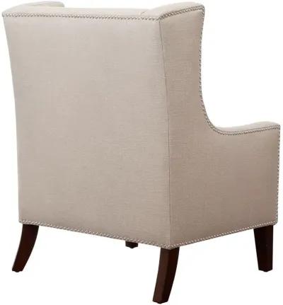 Olliix Madison Park Linen Barton Wing Chair