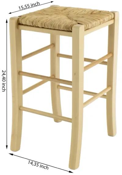 Linon Gianna Backless Counter Stool Natural