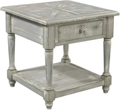 Aspenhome Hinsdale Greywood Square End Table