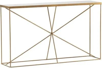 BENGAL MANOR GOLD/WHITE CONSOLE TABLE