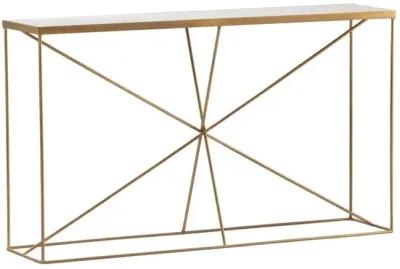 BENGAL MANOR GOLD/WHITE CONSOLE TABLE