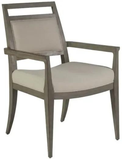 Artistica Home by Lexington Cohesion Program Nico 19.75 Inch Upholstered Wood Armchair Light Brown/Beige