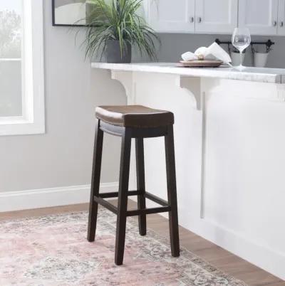 Linon Claridge Cognac Bar Stool