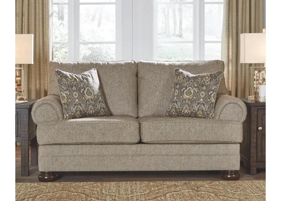 KANANWOOD LOVESEAT OATMEAL SIGNATURE DESIGN