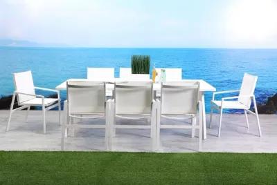 PANAMA JACK MYKONOS 9 PC RECTANGULAR DINING SET (8 AC - RECT. DT)