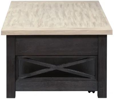 Liberty Furniture Heatherbrook Two-Tone Lift-Top Cocktail Table