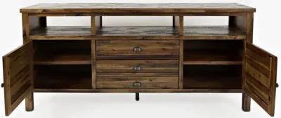 Artisans Craft 70 Inch Dakota Oak Media Entertainment TV Stand