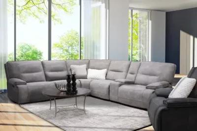 Parker House Gladiator Sky 6-Piece Power Sectional