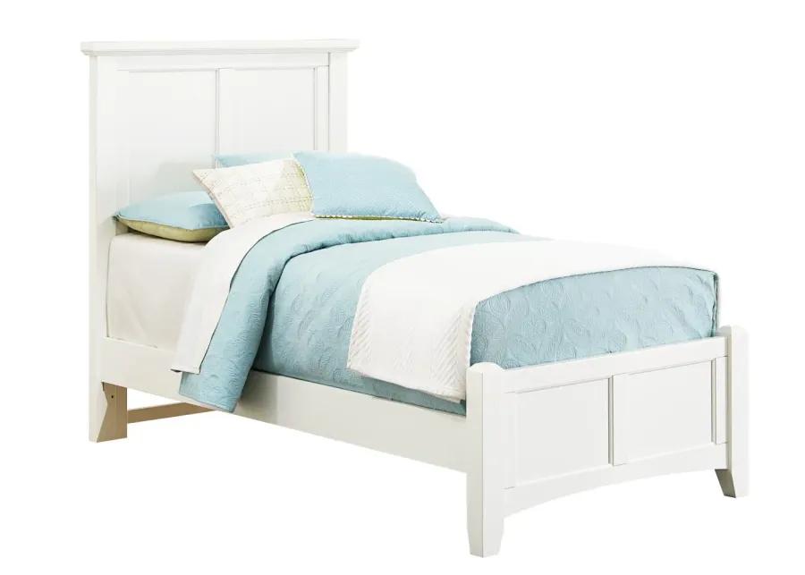 BONANZA MANSION BED HEADBOARD ONLY IN WHITE - TWIN