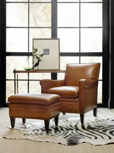 Hooker Furniture Jilian Huntington Morrison Leather Club Chair