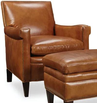 Hooker Furniture Jilian Huntington Morrison Leather Club Chair