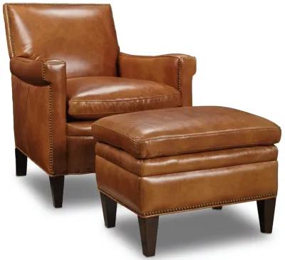 Hooker Furniture Jilian Huntington Morrison Leather Club Chair