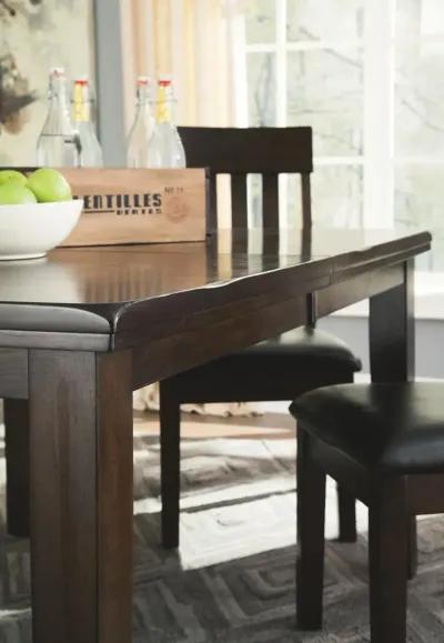 Ashley Haddigan Dark Brown Dining Extension Table