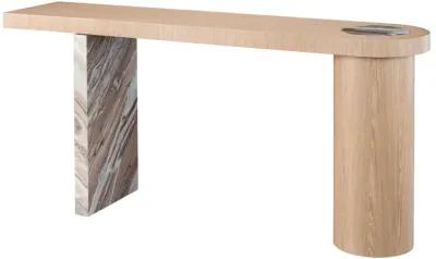 NOMAD CROYDON TECH OAK CONSOLE TABLE