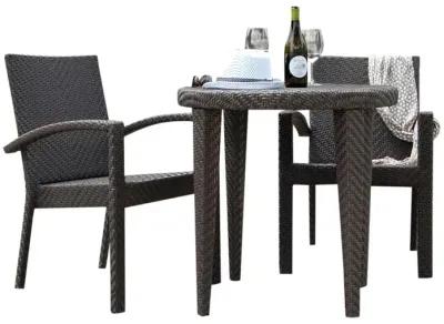 ATLANTIS 3 PC BISTRO SET (2 AC - 30 RD)