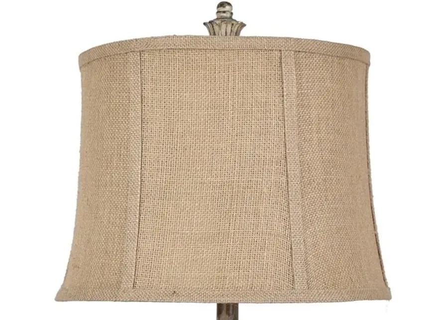 CAMERON BEIGE/BLACK TABLE LAMP