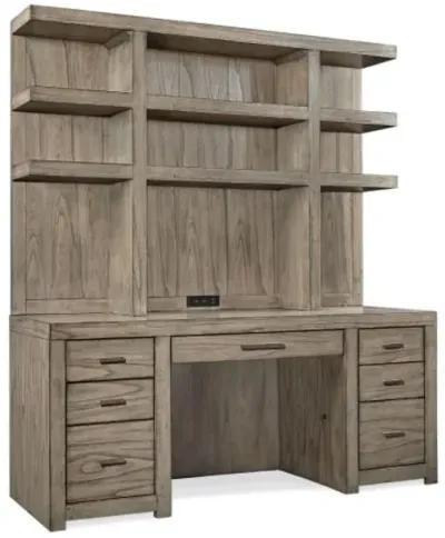 Aspenhome Modern Loft Greystone Executive Desk