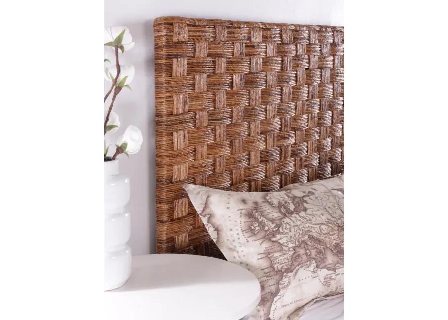 BANANA COFFEE TWIN WOVEN HEADBOARD