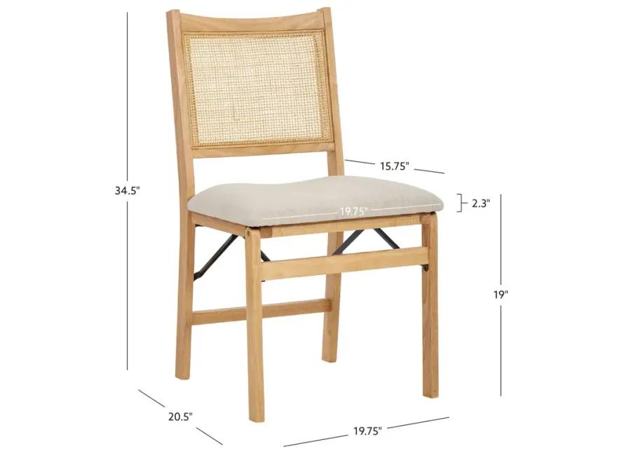 BINA CANE FOLDING CHAIR