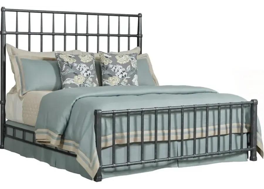 ACQUISITIONS SYLVAN BLACK KING METAL BED