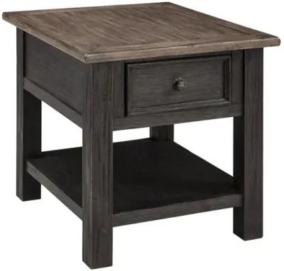 Ashley Tyler Creek Grayish Brown/Black End Table