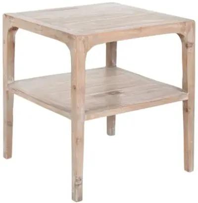 Nest Home Natural Grey Morgan Corner Table