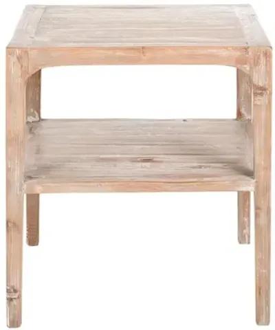 Nest Home Natural Grey Morgan Corner Table