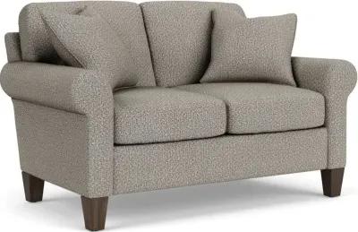 SOUTH HAVEN GRAY QUARRY ROLLED ARM LOVESEAT