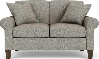 SOUTH HAVEN GRAY QUARRY ROLLED ARM LOVESEAT