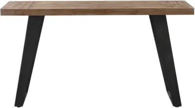 FREDDY WEATHERED OAK CONSOLE TABLE