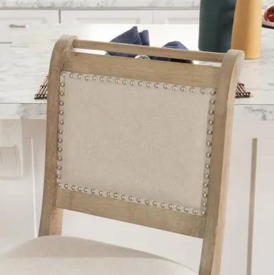 Linon 26 Inch Emmy Natural Counter Stool