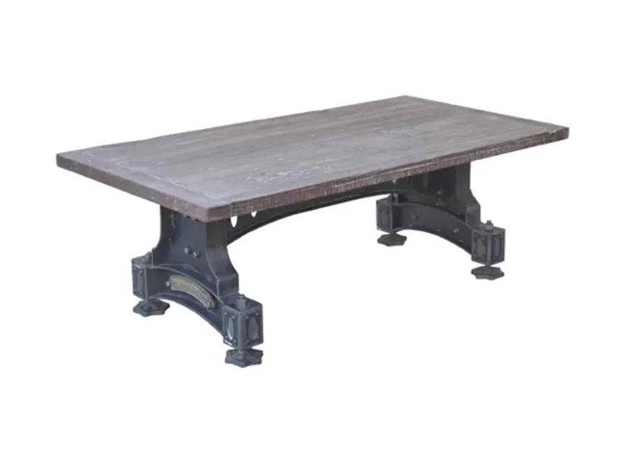 OLD MILL 53-INCH CAST IRON COFFEE TABLE