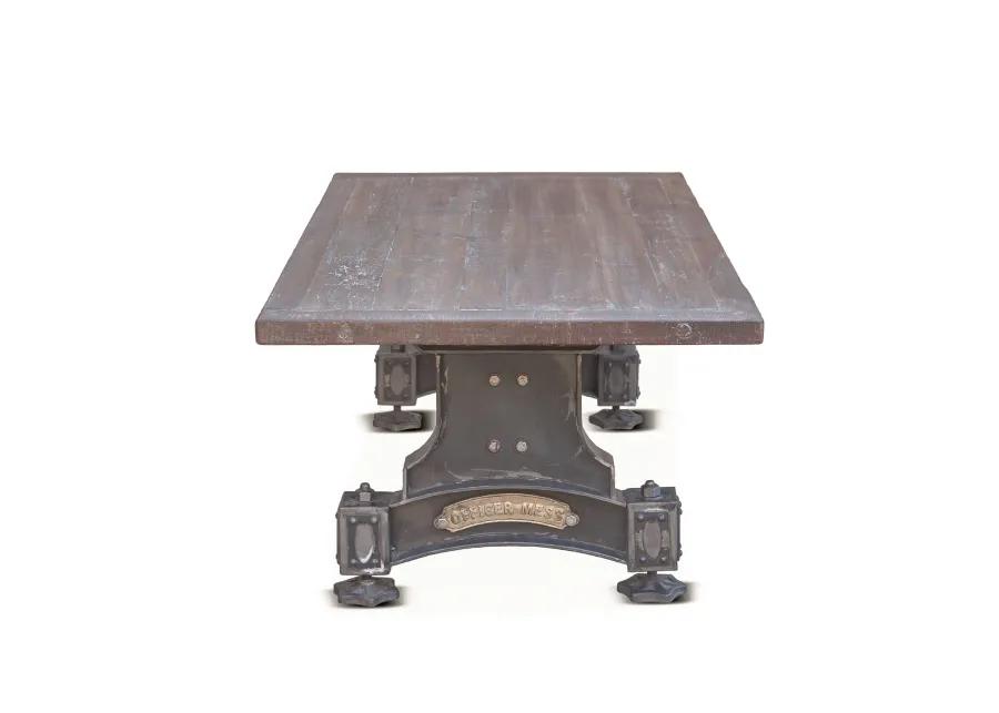 OLD MILL 53-INCH CAST IRON COFFEE TABLE