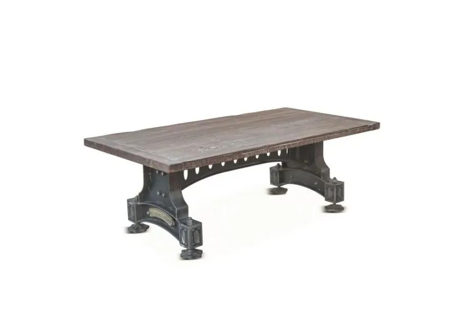 OLD MILL 53-INCH CAST IRON COFFEE TABLE