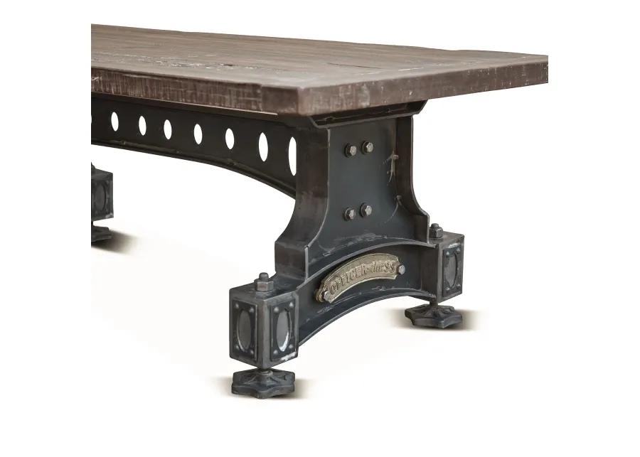 OLD MILL 53-INCH CAST IRON COFFEE TABLE