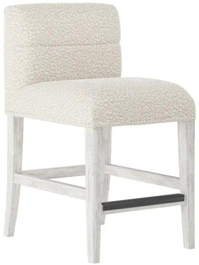 Bernhardt Hyde Fabric Wire Brushed Counter Stool