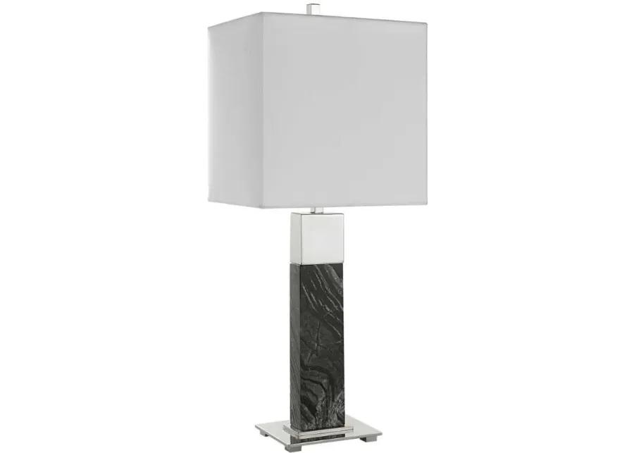 PILASTER BLACK/WHITE TABLE LAMP