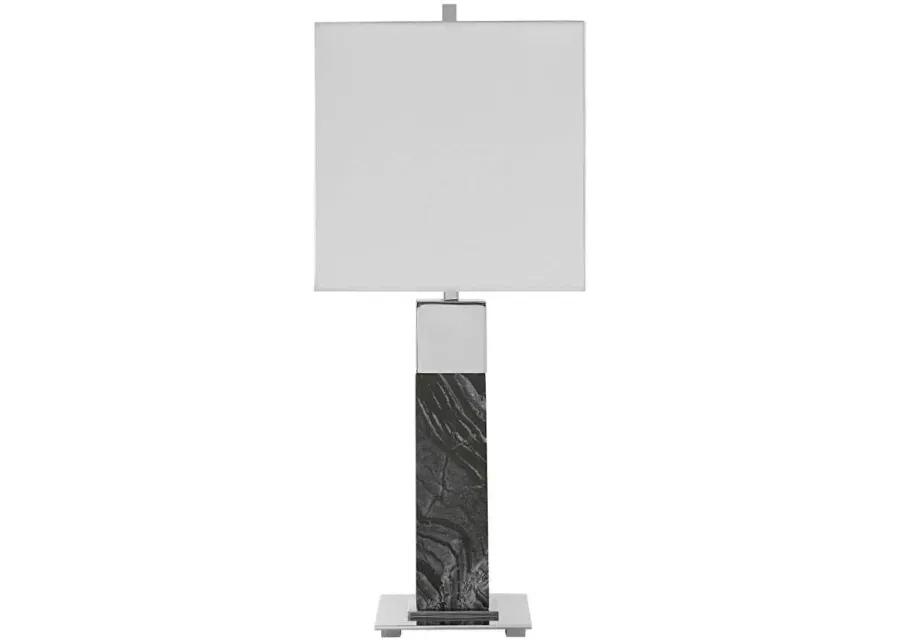 PILASTER BLACK/WHITE TABLE LAMP