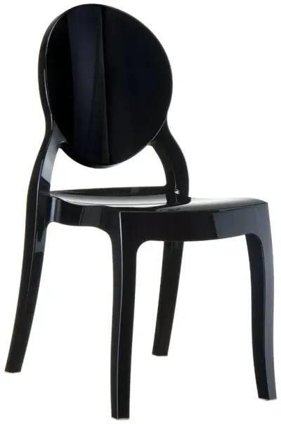 Compamia Elizabeth Polycarbonate Dining Chair Glossy Black